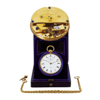 French gold watch with detent chronometer escapement Circa 1844