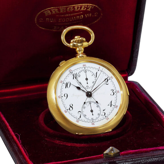 Historically interesting French gold repeating pocket watch Circa 1916