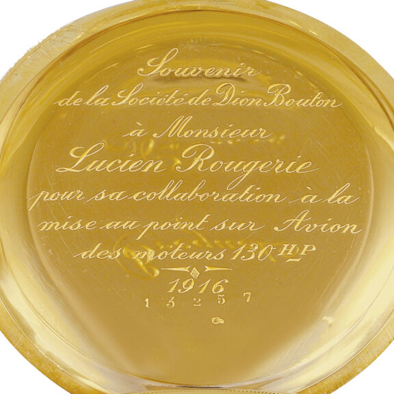 Historically interesting French gold repeating pocket watch Circa 1916 Historically interesting French gold repeating pocket watch Circa 1916