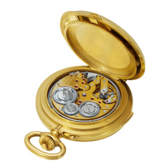French gold repeating grande/petite sonnerie clockwatch Circa 1925