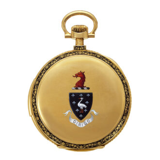 Swiss 18k gold minute repeating lever pocket watch Circa 1909 Swiss 18k gold minute repeating lever pocket watch Circa 1909