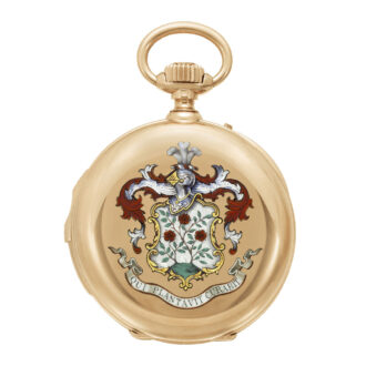 Historically important French 18K rose gold repeater Circa 1890