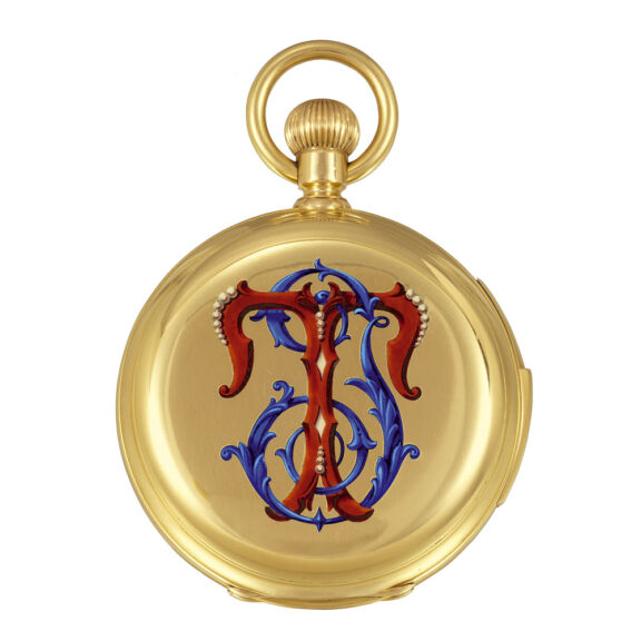 Russian 18k gold watch made for the Russian market Circa 1900
