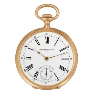 Small Swiss pink gold Chronometro Gondolo watch Circa 1900
