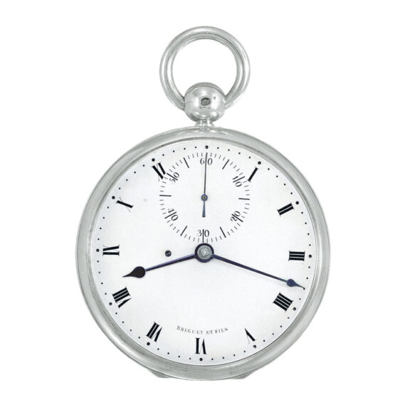 French silver watch with detent chronometer escapement Circa 1824