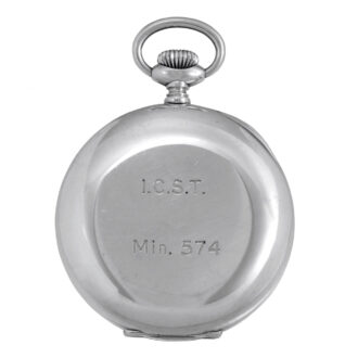 Large Swiss silver lever chronometer deck watch Circa 1919