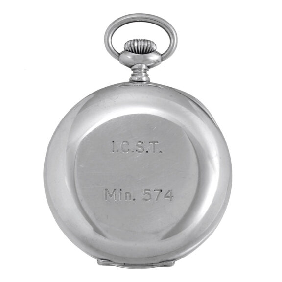 Large Swiss silver lever chronometer deck watch Circa 1919 Large Swiss silver lever chronometer deck watch Circa 1919