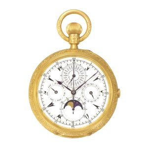 English gold astronomic watch with thirteen complications Circa 1902