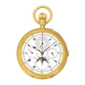 English gold astronomic watch with thirteen complications Circa 1902