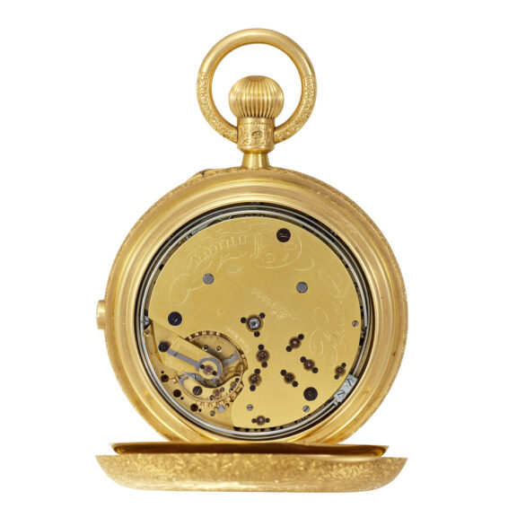 English gold astronomic watch with thirteen complications Circa 1902 English gold astronomic watch with thirteen complications Circa 1902