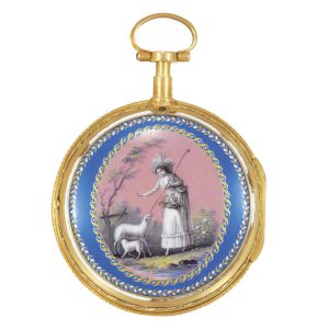 Swiss 18 carat gold quarter repeating pocket watch Circa 1780