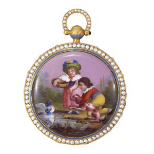 Swiss gold verge watch made for the Chinese market Circa 1820