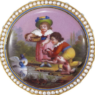 Swiss gold verge watch made for the Chinese market Circa 1820
