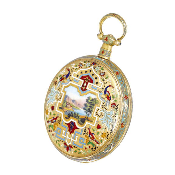 Swiss gold duplex watch made for the Russian market Circa 1840