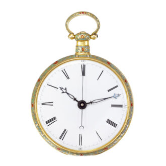 Swiss gold duplex watch made for the Russian market Circa 1840