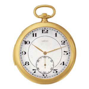 French 18k yellow gold repeating dress watch Circa 1921