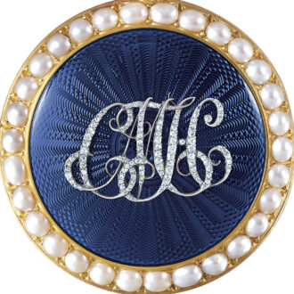 French 22k gold, enamel repeating à toc pocket watch Circa 1780