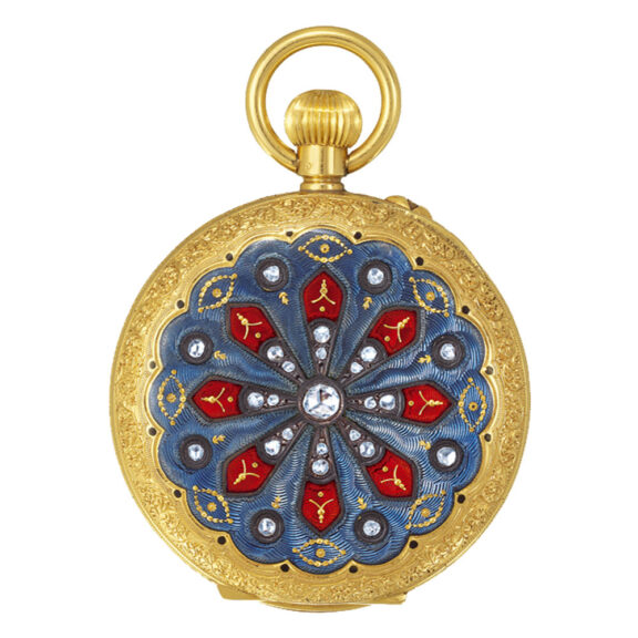Swiss gold fob watch made for the Indian market Circa 1900