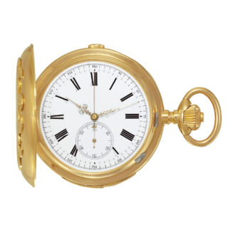 Swiss gold repeater decorated with coat of arms Circa 1900