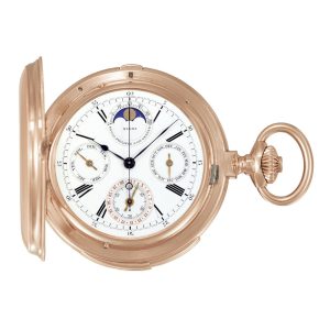 Swiss gold astronomic watch with seven complications Circa 1894