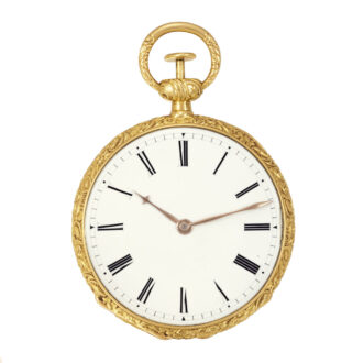 Swiss 18 carat gold grande/petite sonnerie clockwatch Circa 1830