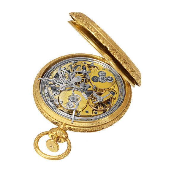 Swiss 18 carat gold grande/petite sonnerie clockwatch Circa 1830 Swiss 18 carat gold grande/petite sonnerie clockwatch Circa 1830