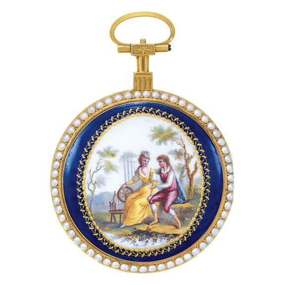 Elegant Swiss gold made for the Chinese market Circa 1790