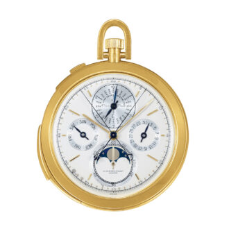Swiss gold astronomic dress watch with ten complications Circa 1963