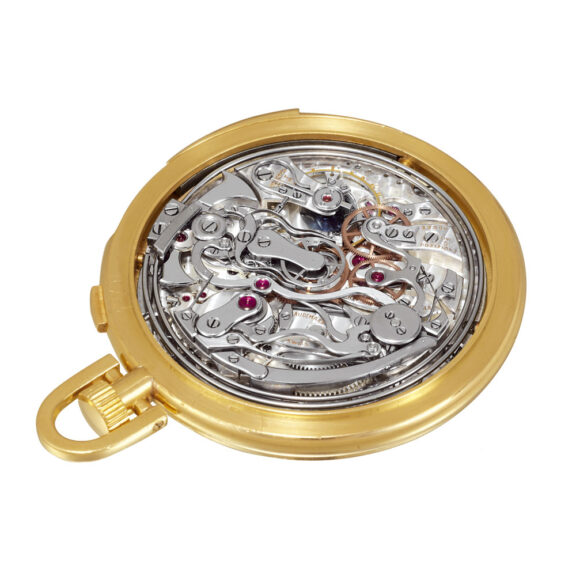 Swiss gold astronomic dress watch with ten complications Circa 1963 Swiss gold astronomic dress watch with ten complications Circa 1963