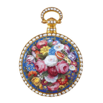 Swiss gilt duplex watch made for the Chinese market Circa 1860