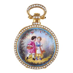 Swiss silver gilt watch made for the Chinese market Circa 1860