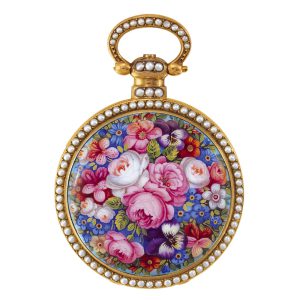 Swiss gilt-brass watch made for the Chinese market Circa 1860