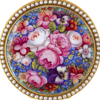 Swiss gilt-brass watch made for the Chinese market Circa 1860