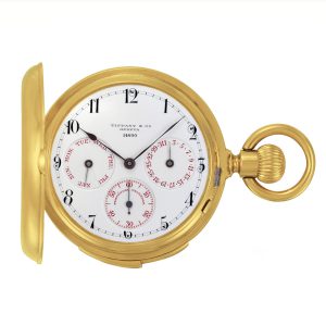 Small Swiss 18K gold five-minute repeating watch Circa 1875