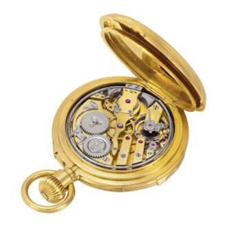 Very small French gold repeating lady's pendant watch Circa 1890 Very small French gold repeating lady's pendant watch Circa 1890