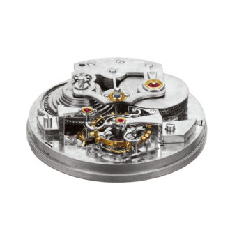Swiss 18k gold watch with a one-minute tourbillon Circa 1876