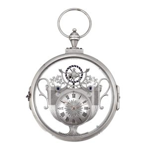 Austrian unusual and fine silver verge pocket watch Circa 1900