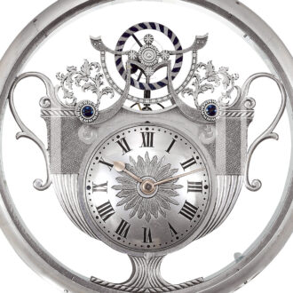 Austrian unusual and fine silver verge pocket watch Circa 1900
