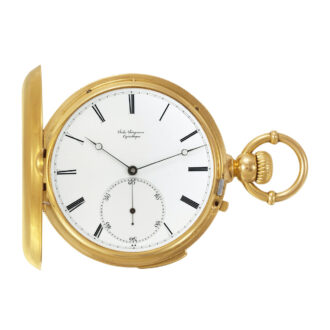 Danish gold five-minute repeating pocket watch Circa 1870