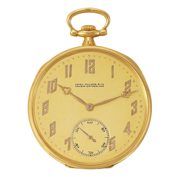 Swiss 18k yellow gold keyless lady's dress watch Circa 1919