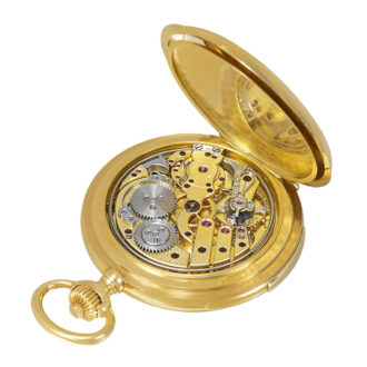 Swiss 18K gold minute repeating astronomical watch Circa 1910