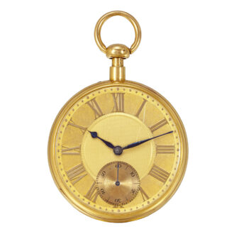 Large English 18k gold quarter repeating pocket watch Circa 1817
