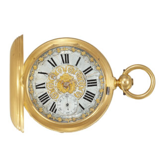 Swiss gold chronometer made for the Hispanic market Circa 1865