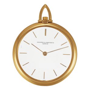 Extra thin 18 Carat yellow gold open faced dress watch Circa 1956