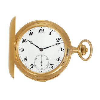 Swiss 18k gold minute repeating carillon pocket watch Circa 1920 Swiss 18k gold minute repeating carillon pocket watch Circa 1920