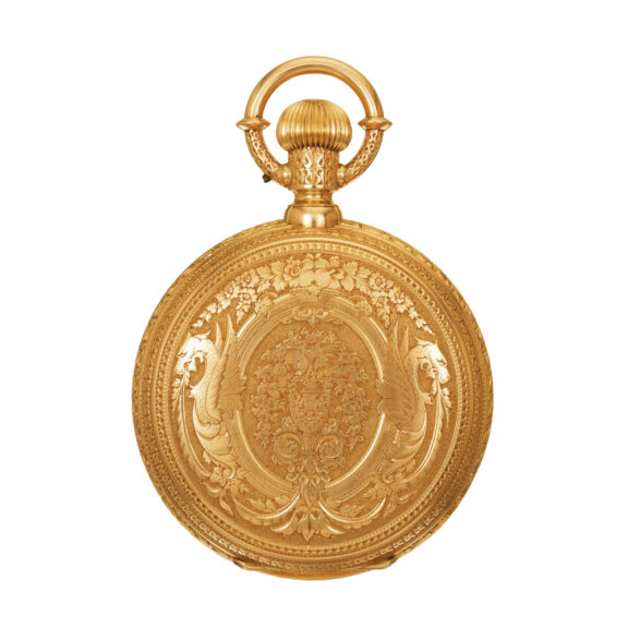 Swiss gold astronomical made for the Hispanic market Circa 1880 Swiss gold astronomical made for the Hispanic market Circa 1880