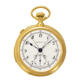 Swiss 18k gold repeater with split-seconds chronograph circa 1902