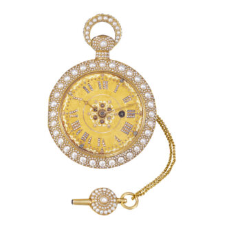 Swiss gold, pearl watch made for the Chinese market circa 1830