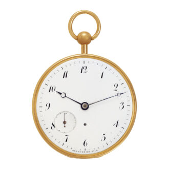 French gold repeater with ruby cylinder escapement