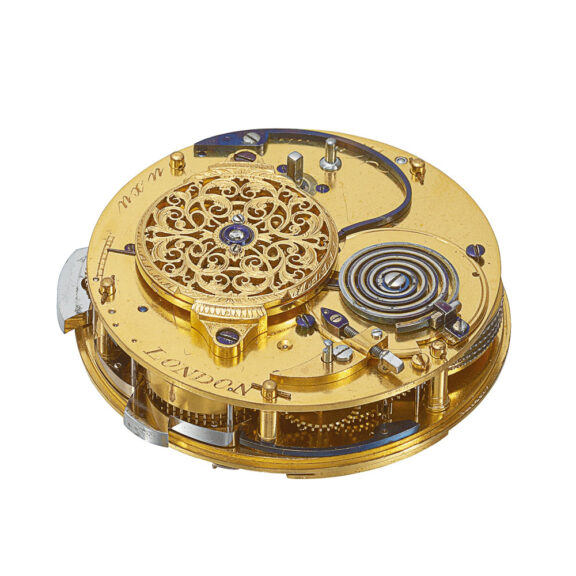 Large English 18k gold half-quarter repeater Circa 1800 Large English 18k gold half-quarter repeater Circa 1800